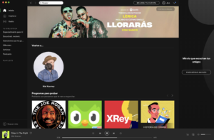 spotify home