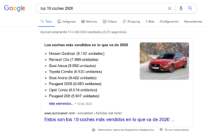 Posición 0 Google: ranking