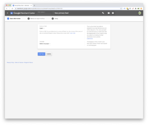 Información feed de productos