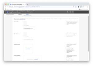 Configurar Marca Google Merchant Center