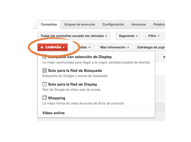 Cómo crear una campaña de Google Adwords