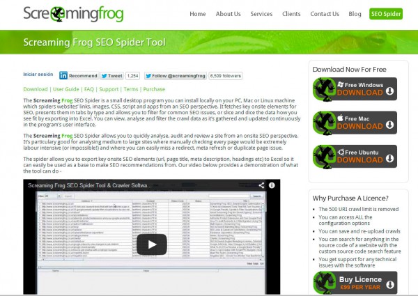 Herramientas SEO gratuitas