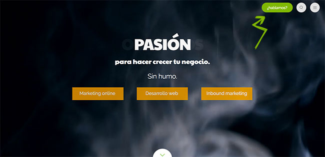 conversión en la web