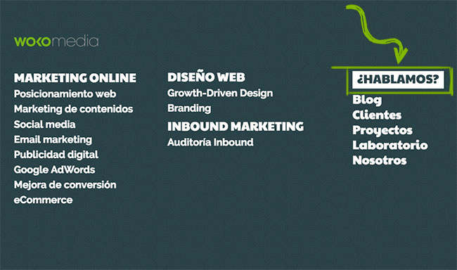 conversión en el diseño web