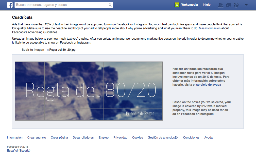Herramienta de cuadrícula para imágenes