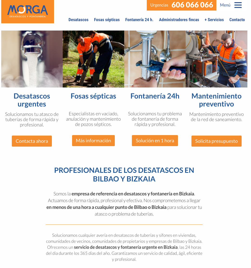Empresa Desatascos Bilbao