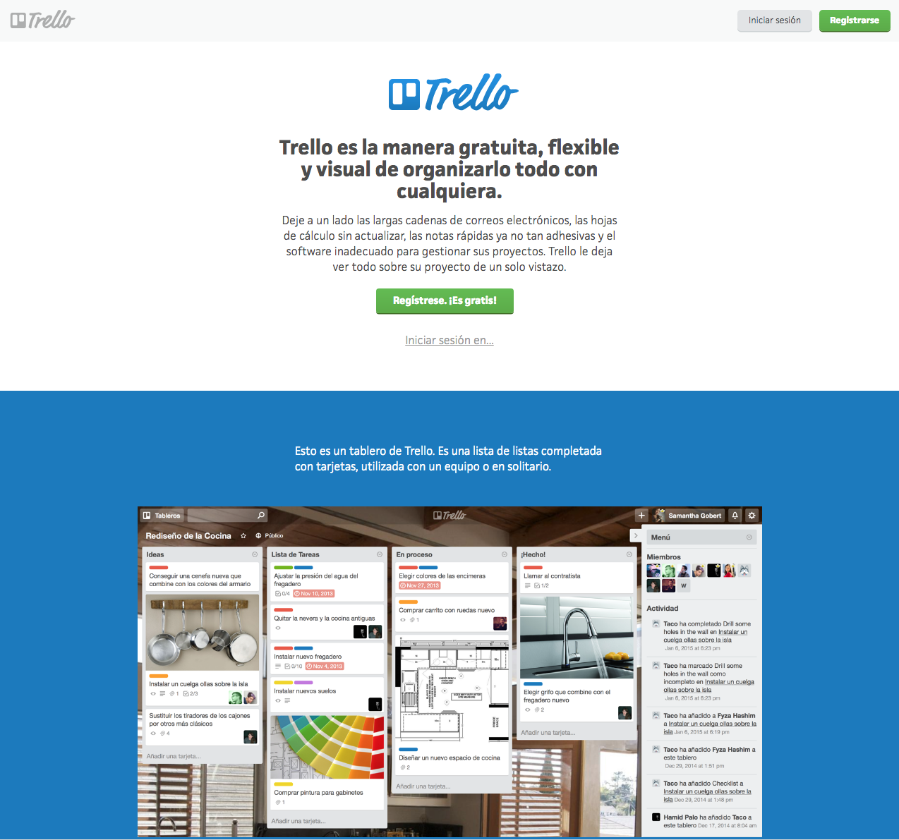 Gestión de proyectos con Trello