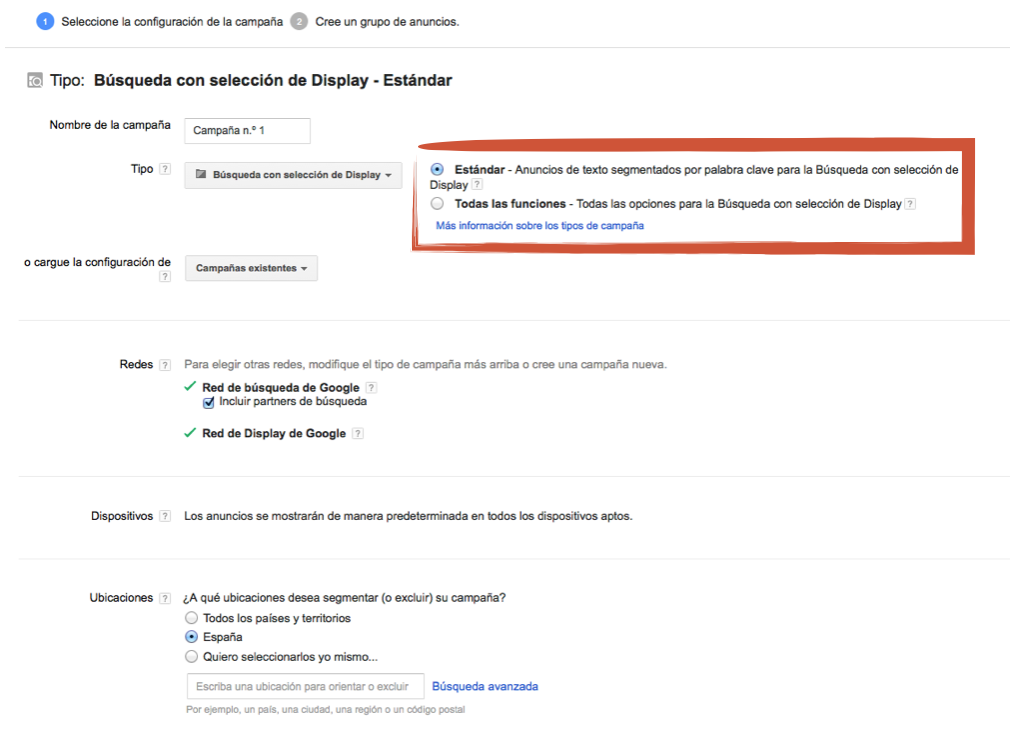 Cómo hacer una campaña de display en adwords