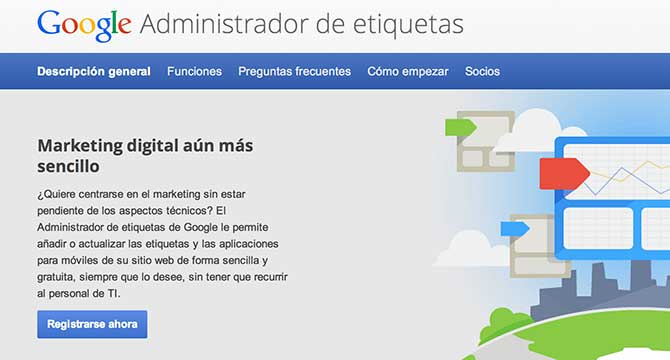 Google Tag Manager, etiquetas en tu web