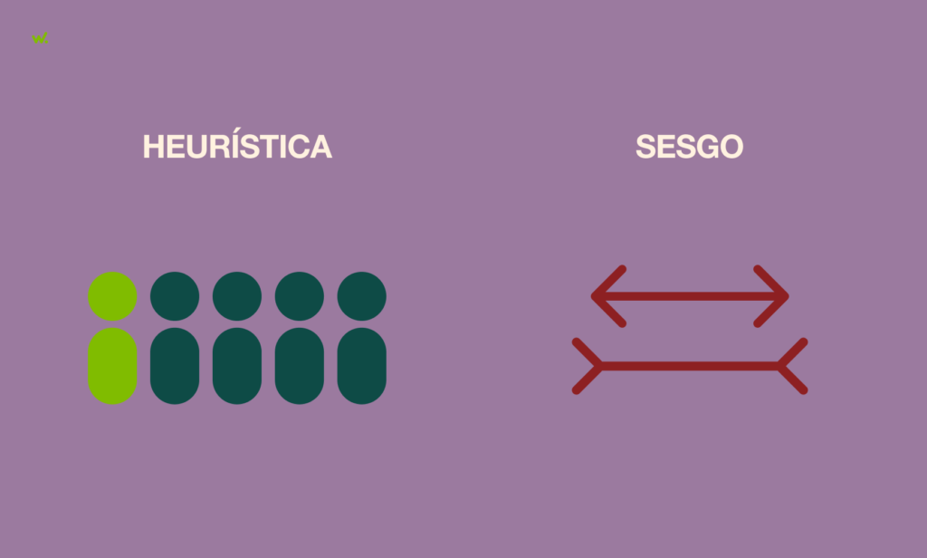 Al usar sesgos cognitivos para simplificar la información podemos llegar a conclusiones equivocadas.