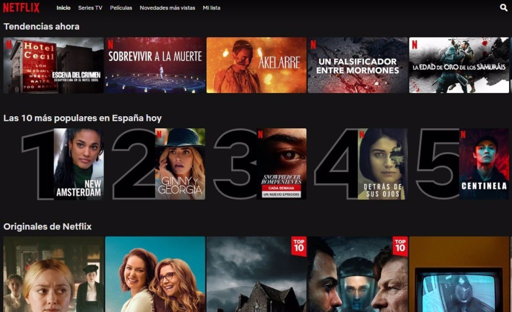 Netflix utiliza el efecto bandwagon para reducir la carga cognitiva y facilitar la elección.