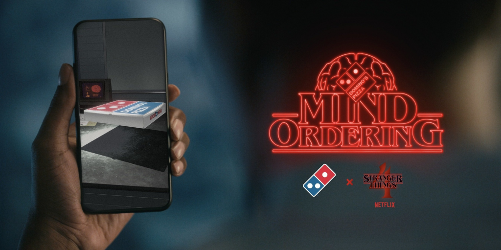 Netflix se asoció con Domino’s Pizza para promocionar Stranger Things.
