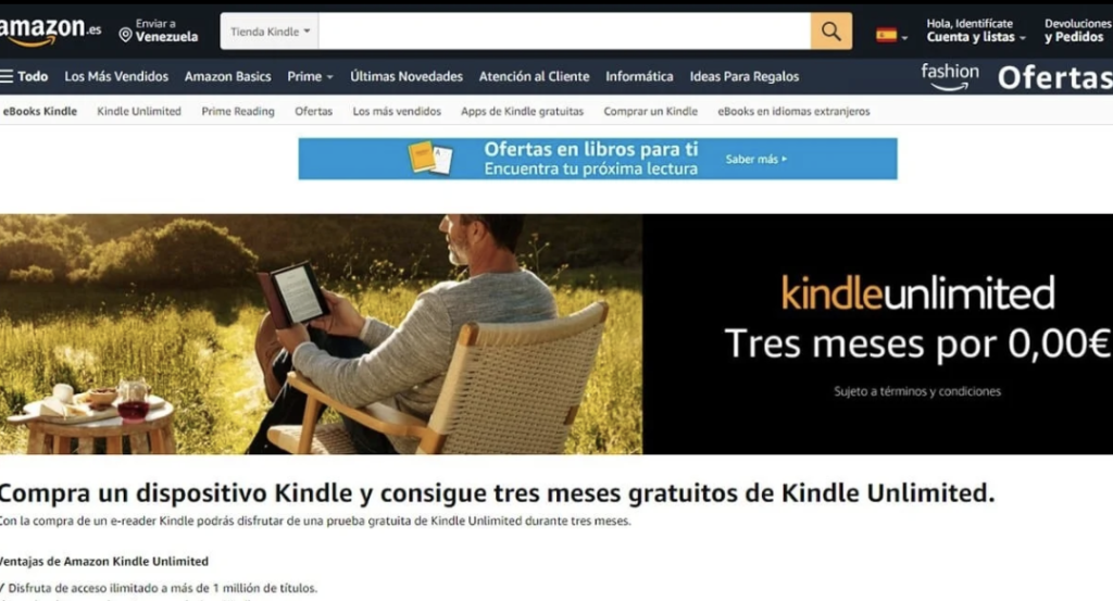 Amazon ofrece pruebas gratuitas y recomendaciones para llamar la atención de sus clientes.