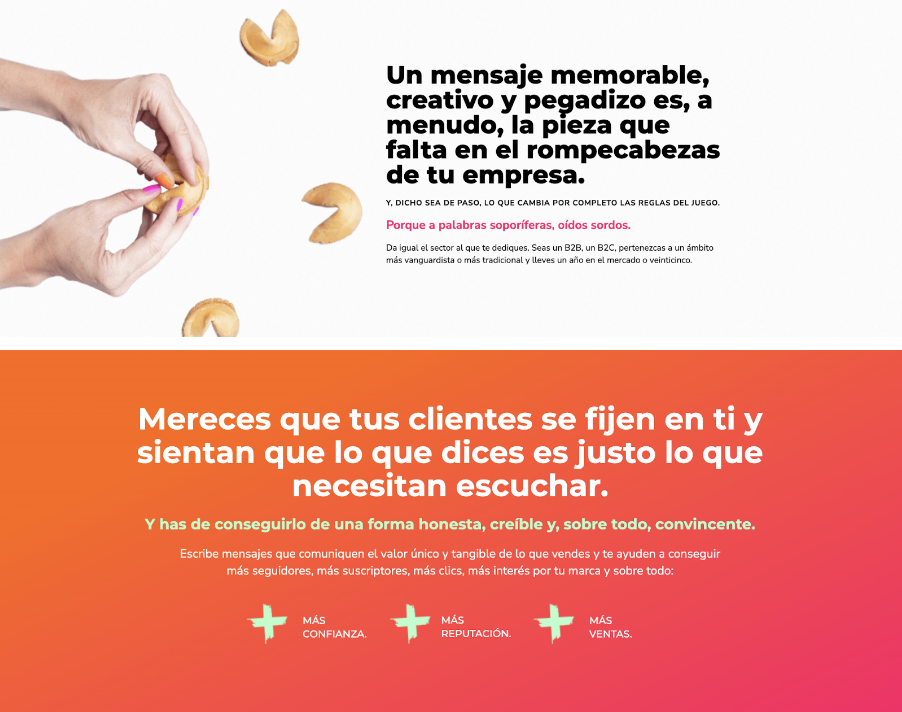 Amplifica la importancia del problema de tu buyer persona para generar impacto.