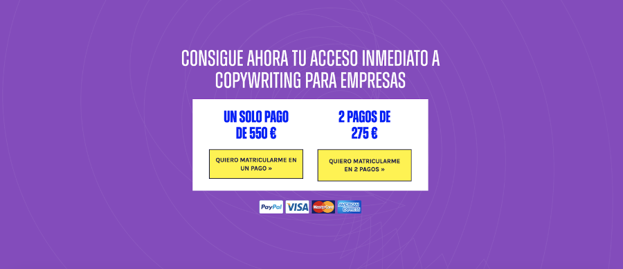Plantea una oferta atractiva para activar la decisión de compra.